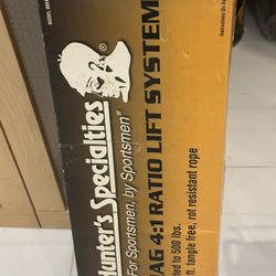 Radio lift system for hunters