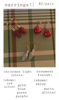 Holiday Earrings