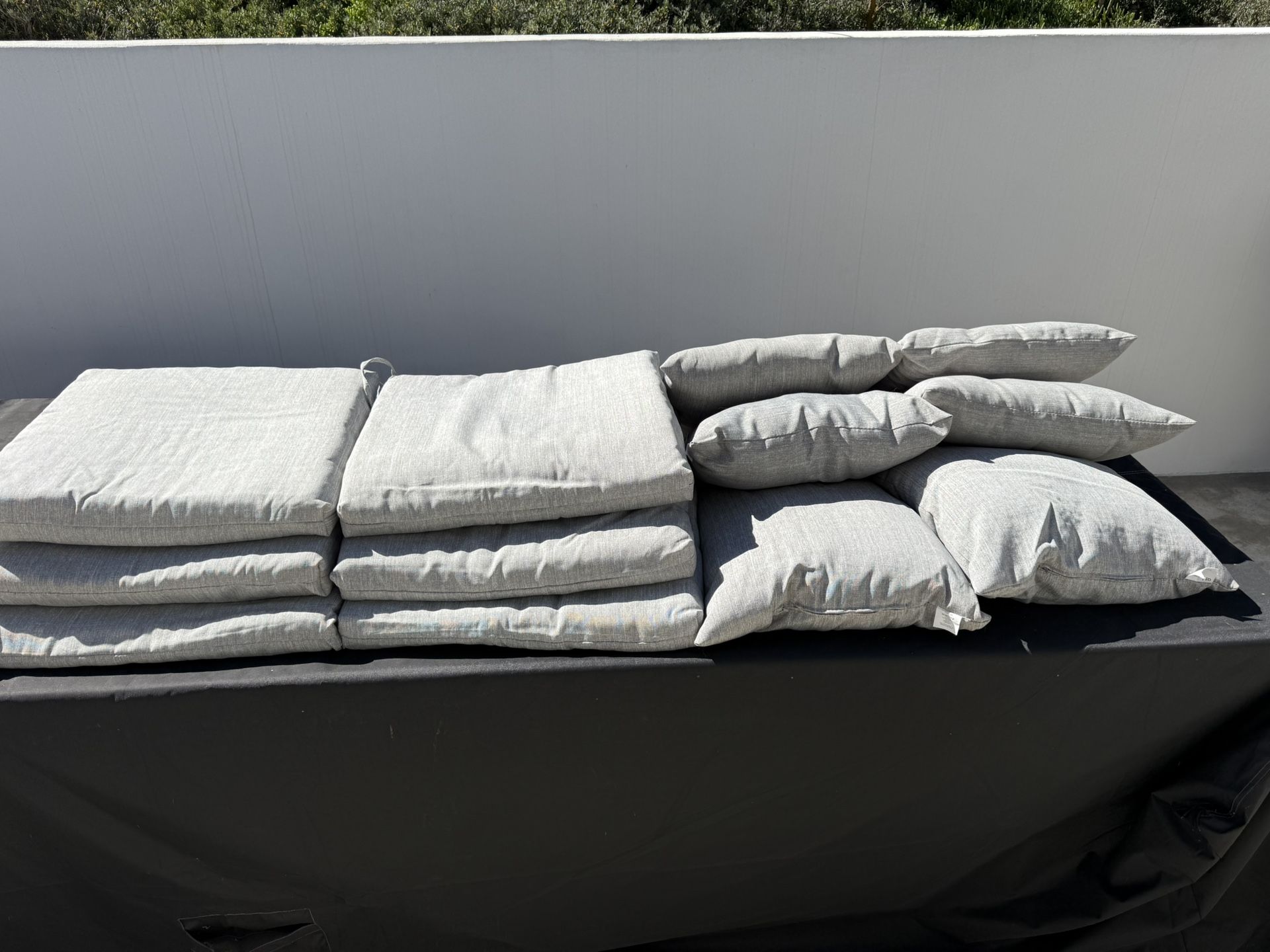 Outdoor Patio Cushions Set – Gray $60 (OBO)