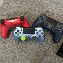 PS4 With Cords And Controllers
