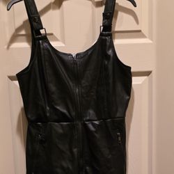 Fashion Nova Faux leather Jumpsuit