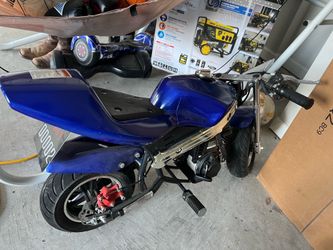 2 mini gas motor cycles