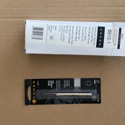 Cross Refills For Slim Gel Rolling Ball Pen Black NoirNoir