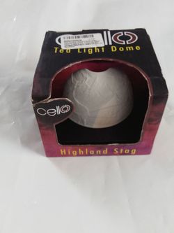 Cello Tea Light Dome - Highland Stag