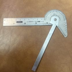 Vintage General Hardware No. 16 Protractor USA Stainless Steel