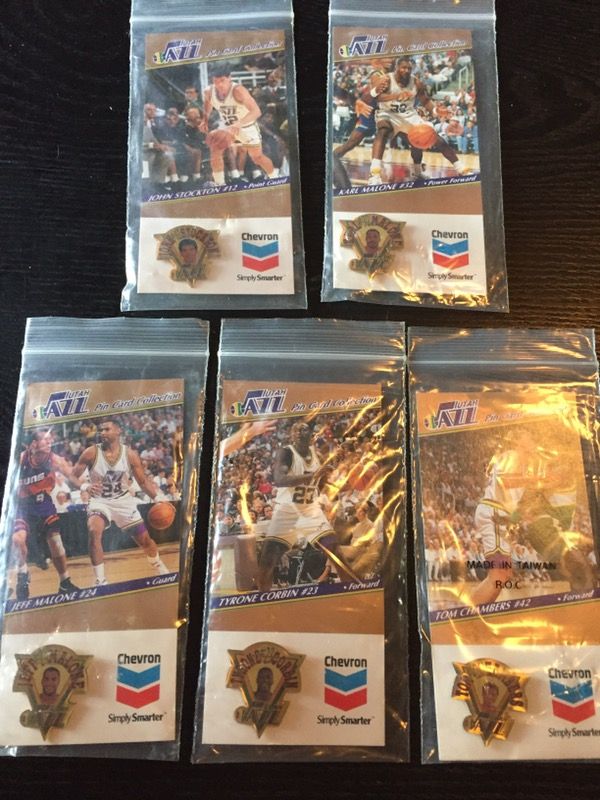 92-93 Utah Jazz Pins