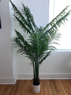 Areca palm tree artificial plant 6’ tall