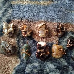 Wire Wrapped Pendants 