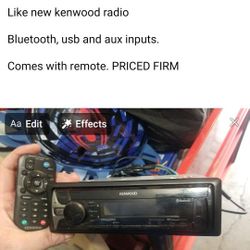 Kenwood Bluetooth Radio