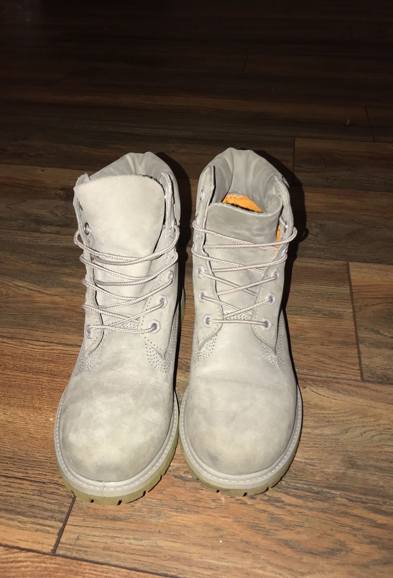Grey Timberlands WORN BARELY 3 TIMES