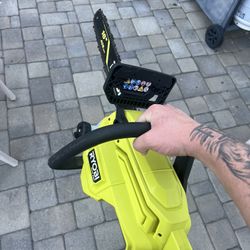 Ryobi Chainsaw With Battery