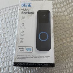 Blink Video Doorbell | Two-way audio, HD video, motion and chime app alerts and Alexa enabled — wired or wire-free 