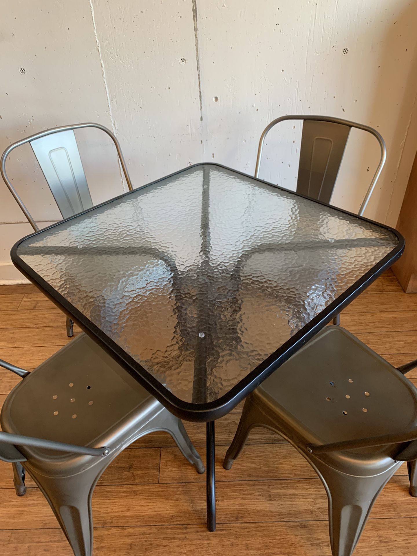 Glass Top tables 3 Units! 30x30”Tables only