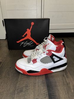 Jordan 4 Fire Red Men Size 9