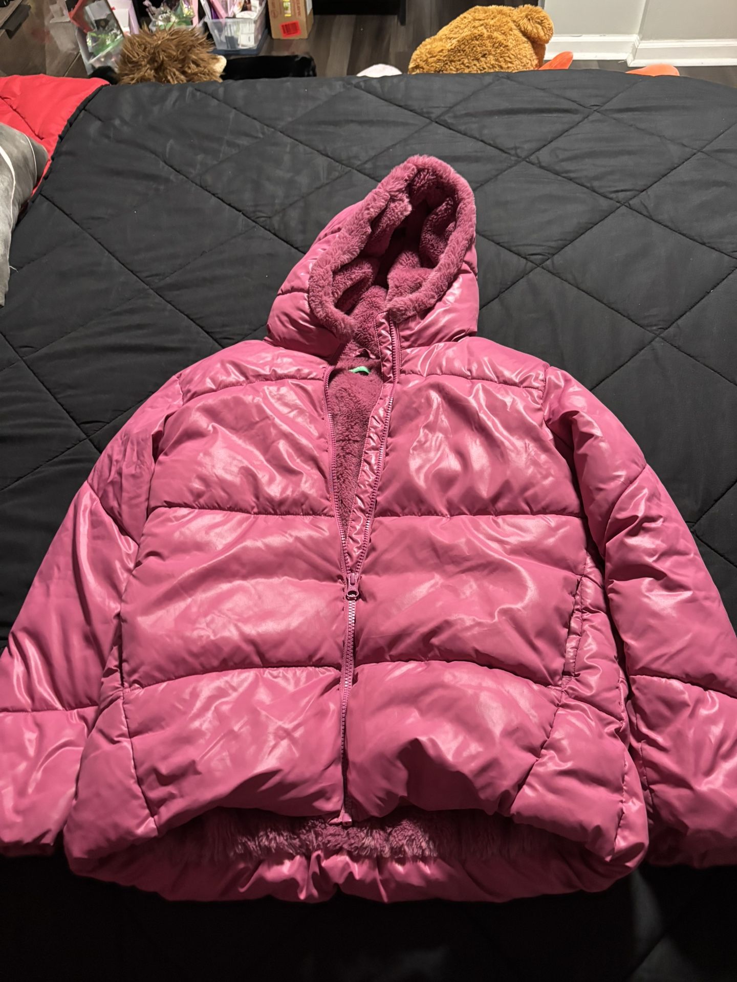 Pink Puffer Jacket