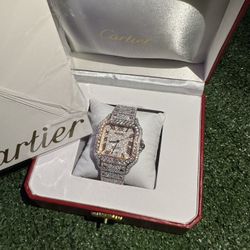 Moissanite Cartier Watch
