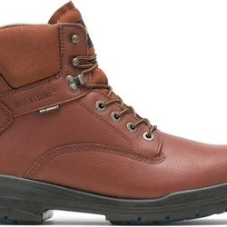 NEW SZ 9.5 Wide Work Boots Wolverine Men Durashocks Sr Direct Attach 6 " SOFT Toe Industrial Boot