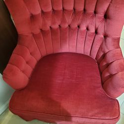 Antique Red Chair 