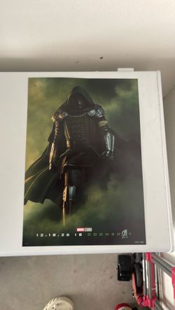 SDCC comic con avenger doomsday poster limited numbered 4766 out of 7000