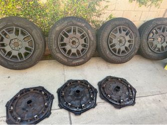 Tesla Cybertruck OEM Wheels & Tires + Core Aero Covers (Set of 4)