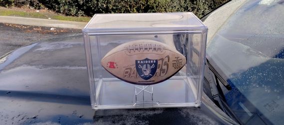 Jerry Rice Signed Football In Case