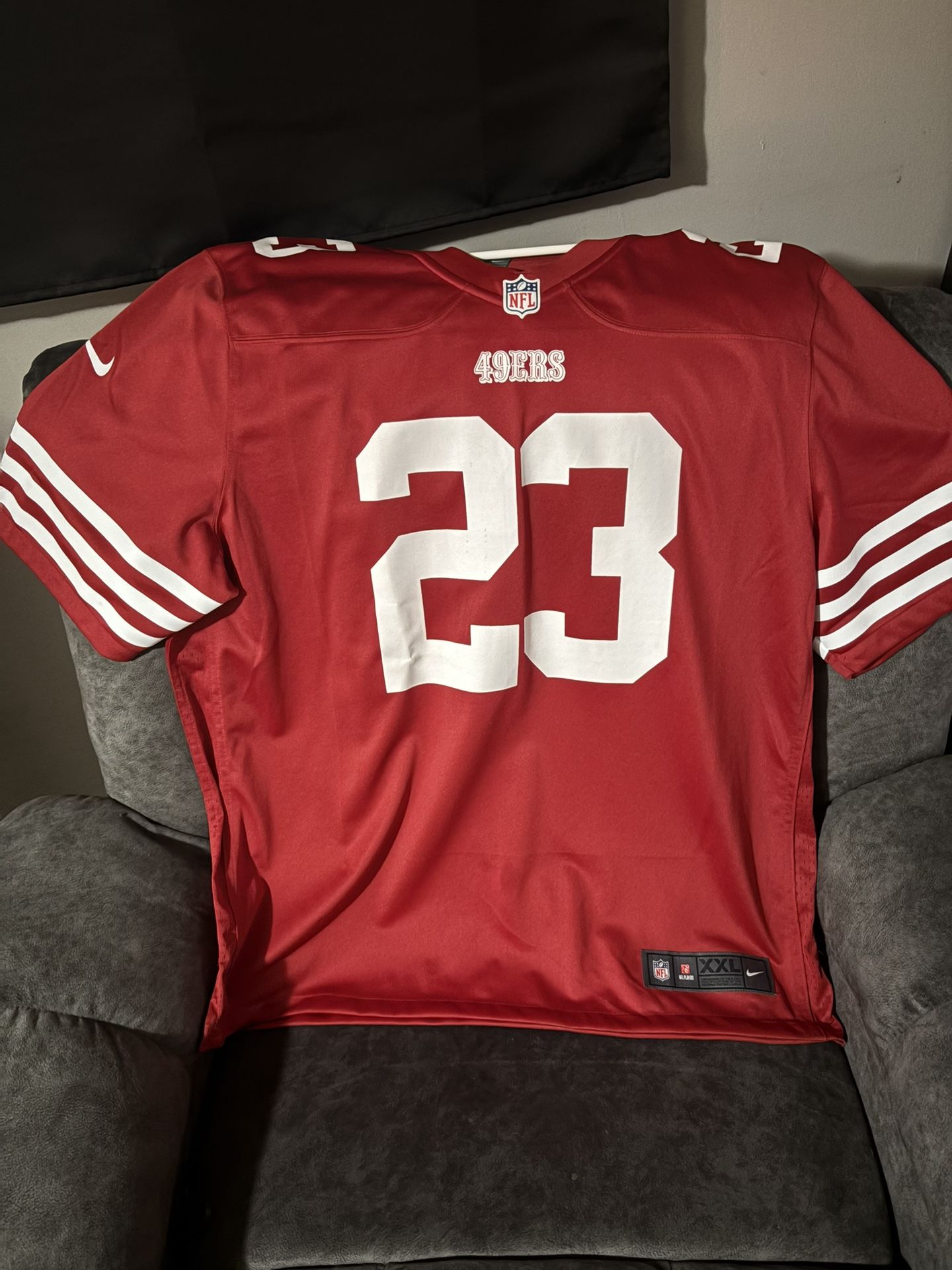 Nike Christian Mcaffrey #23 San Francisco 49ers Jersey XXL