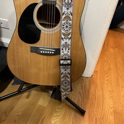 Lefty Guitar (with stand and strap)