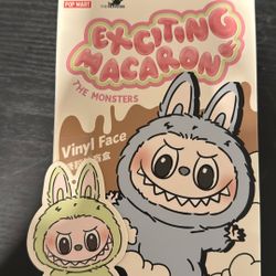 Authentic Pop Mart Exciting Macaron Labubu Green Grape