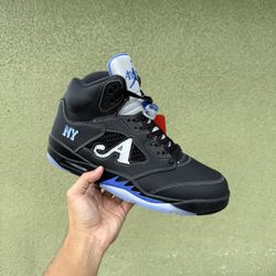 Jordan 5s Retro “ Awake NY Black”