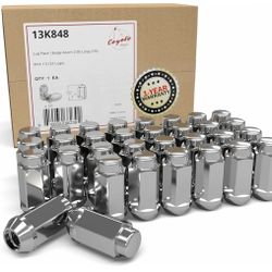 32 Pcs M14x1.5 Thread  Acorn 2.00" Long Lug Nuts  22mm 7/8" Hex 