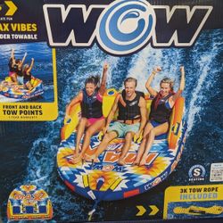 WOW Max 3 Person Towable Tube - NEW