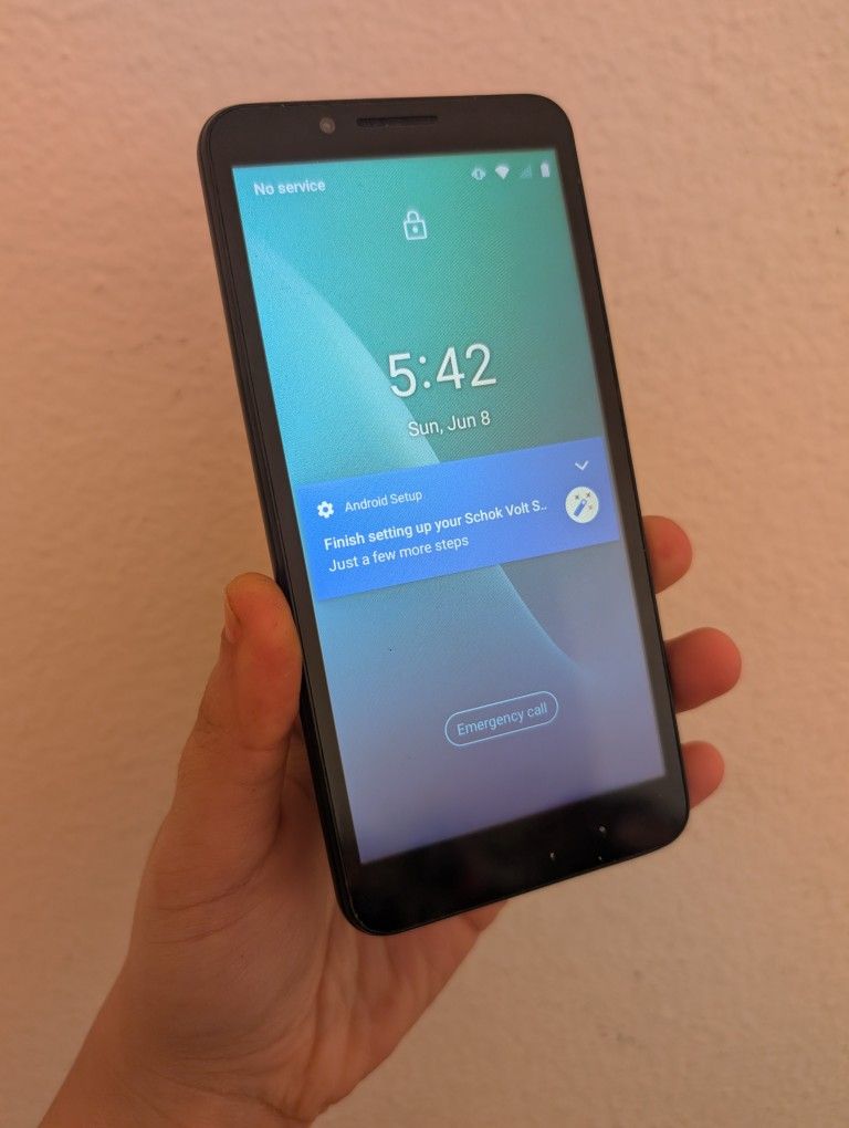 Black Schok Sv55 Unlocked Android Phone