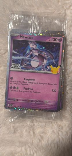 Mewtwo Holo Pokémon Card 063/128 sealed