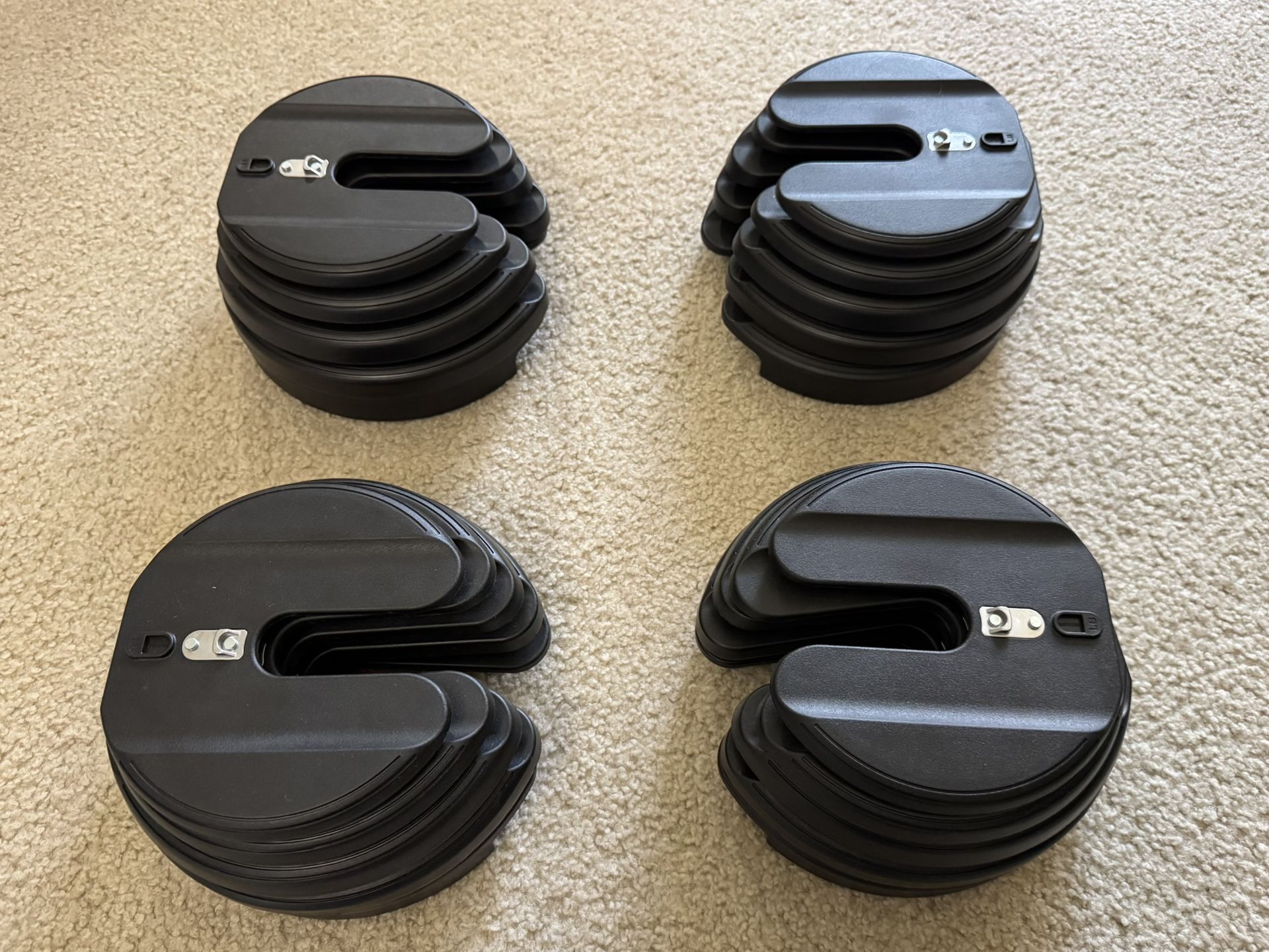 Bowflex SelectTech 552 Series 2 Dumbbell Plate Weights ONLY for 2 Dumbbells