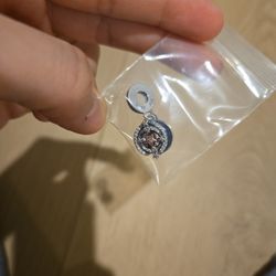 Pandora 925 ALE Sterling silver plated star sparkly Pendant  charm 