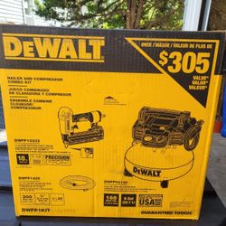 Nailer And Compressor Combo Kit