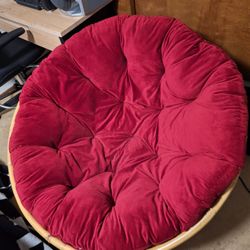 Red Papasan Chair