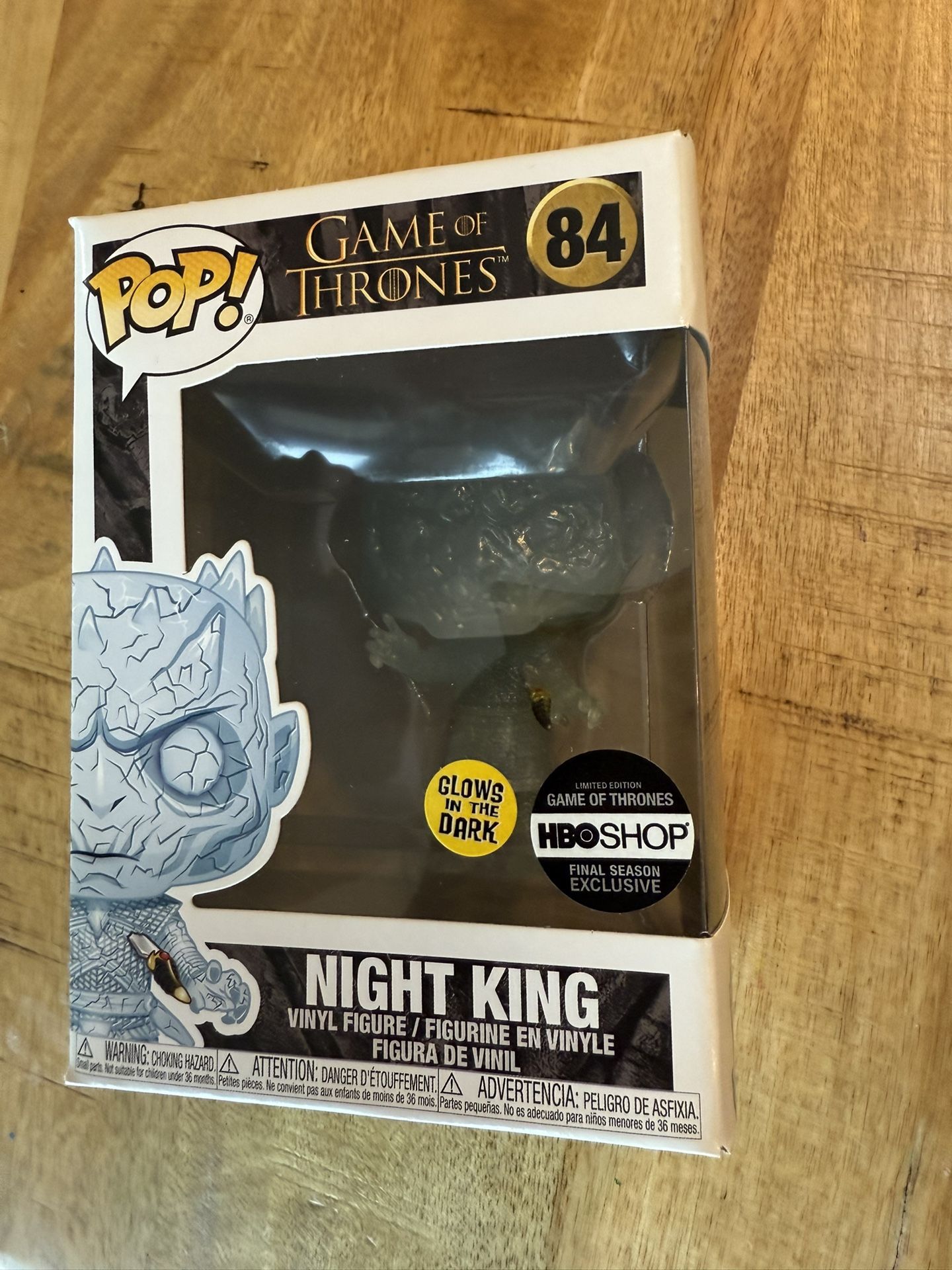 Funko Pop! Night King 84 HBO Exclusive Glow Game of Thrones Fantasy Show Vinyl