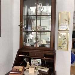 Oak Curio Desk