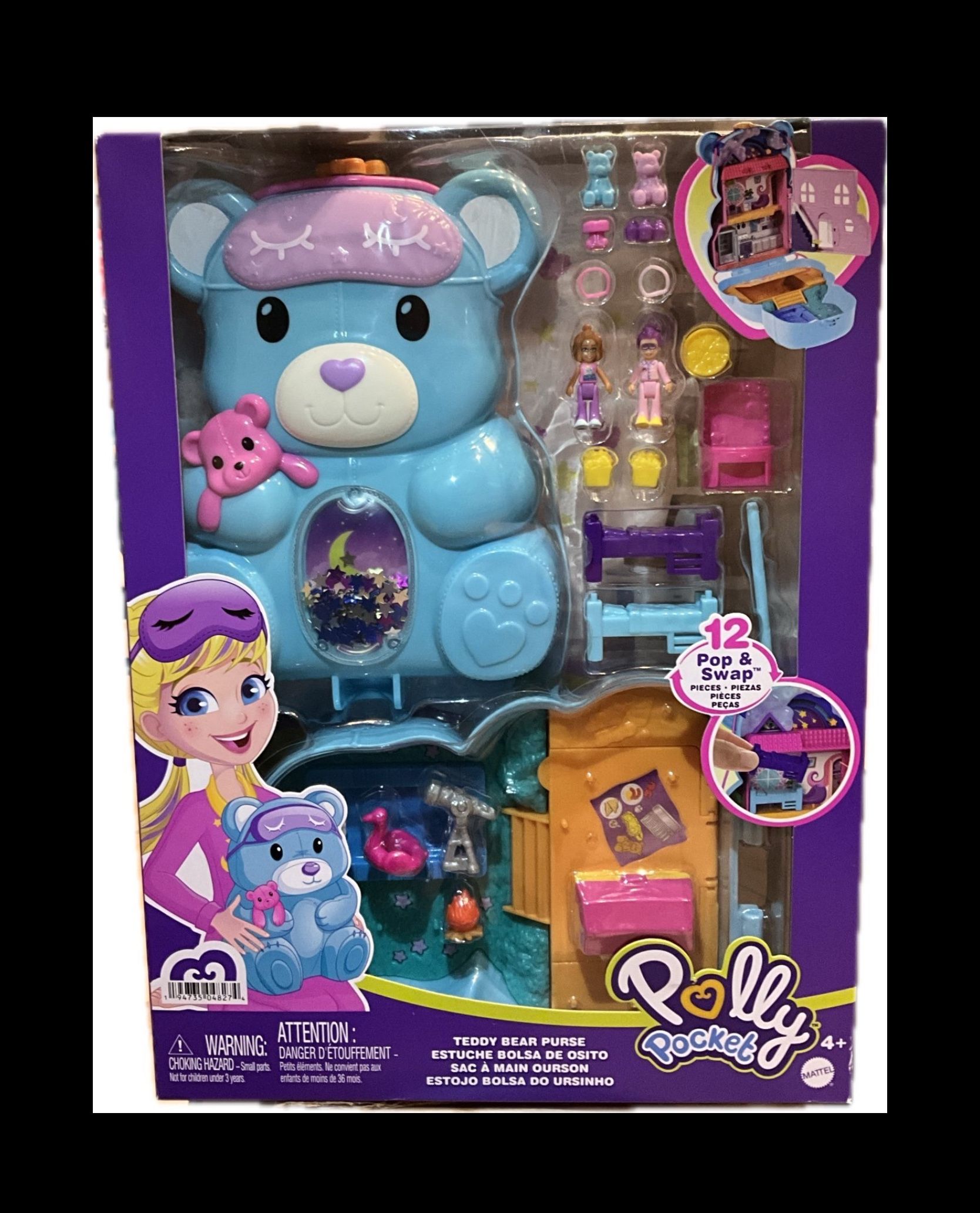 Mattel - Polly Pocket Teddy Bear Purse