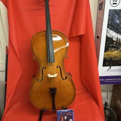 Nice 3/4 Size Cello with New Bow, Digital Tuner, Extra Strings $360 Firm