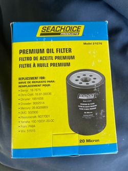 Seachoice Premium Oil Filter Model 21076