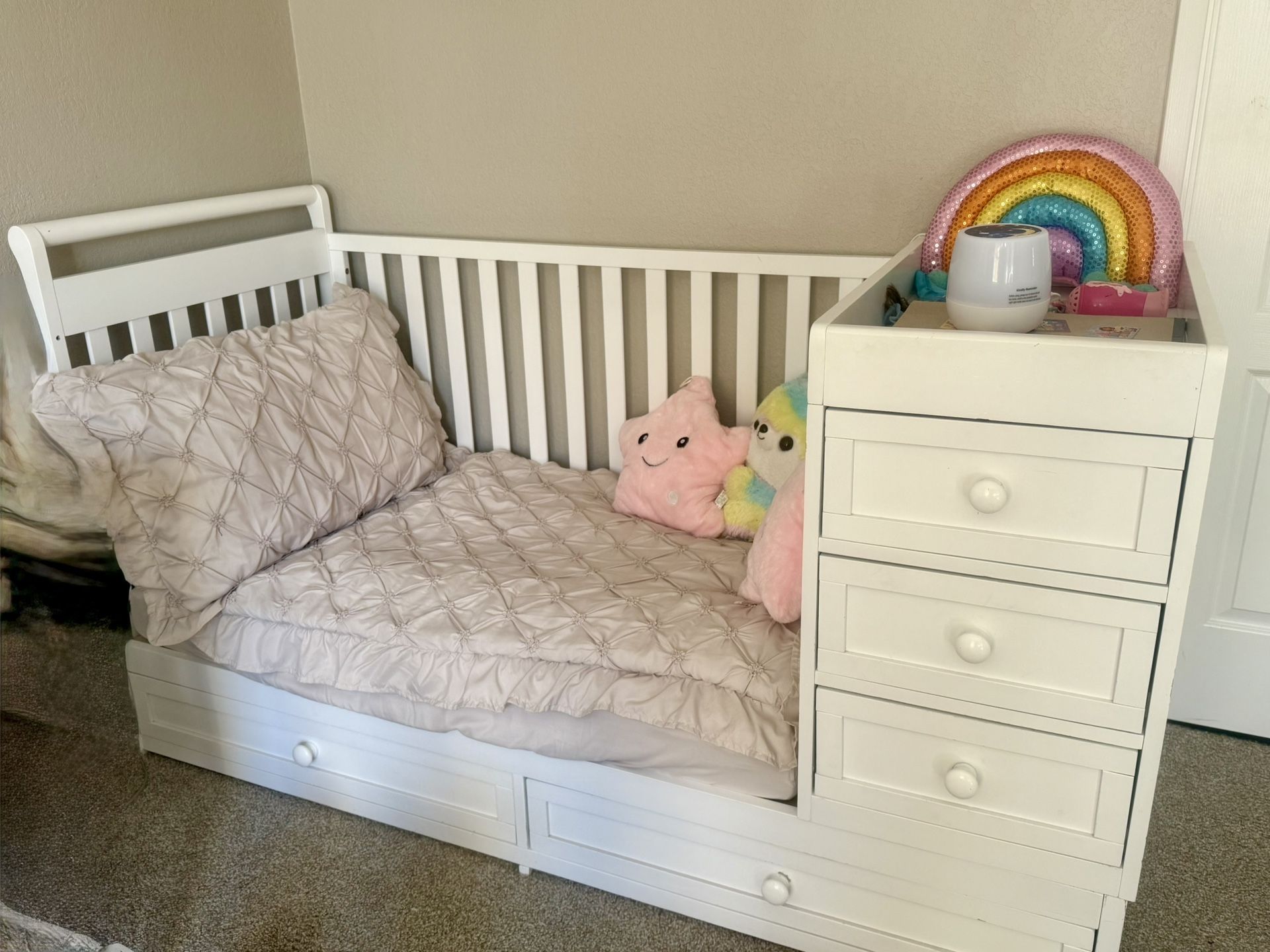 Crib And Twin Bed Adjustable