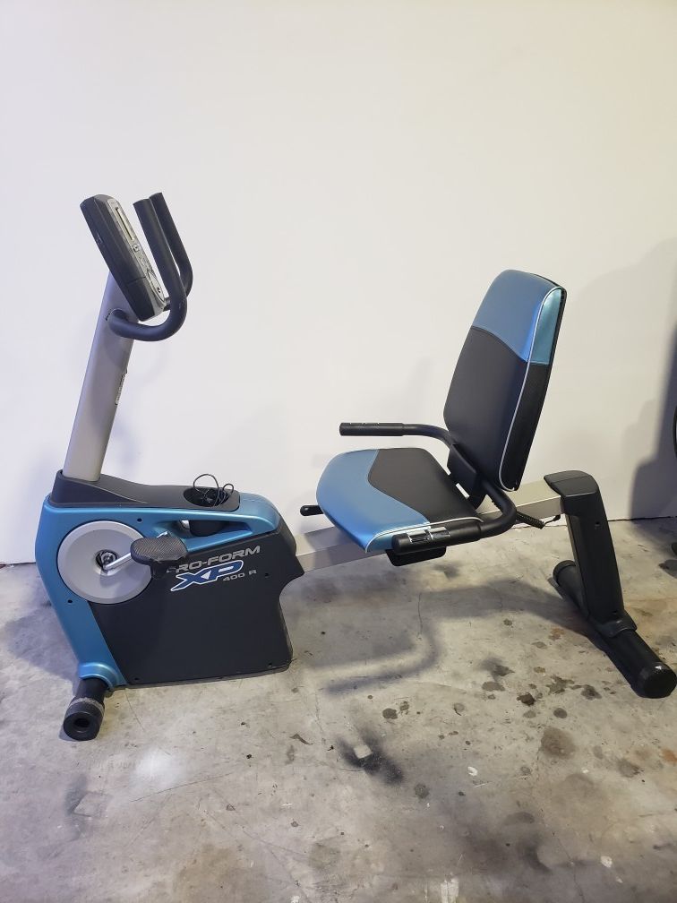 Proform XP 400R recumbent exercise bike