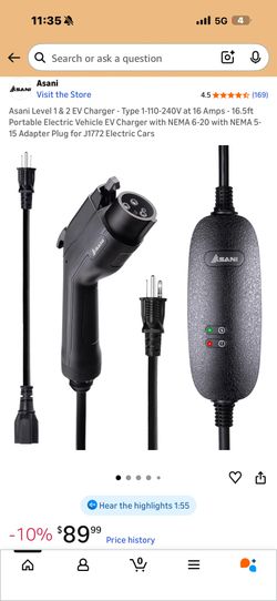 Asani Portable EV Charging System