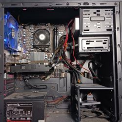 Gaming PC AMD Quad Core 16 GB RAM 500 GB SSD Nvidia GTX 950 Graphics Windows OS 