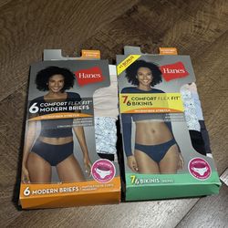 Hanes Comfort Flex Fit Bikinis/ Modern briefs 