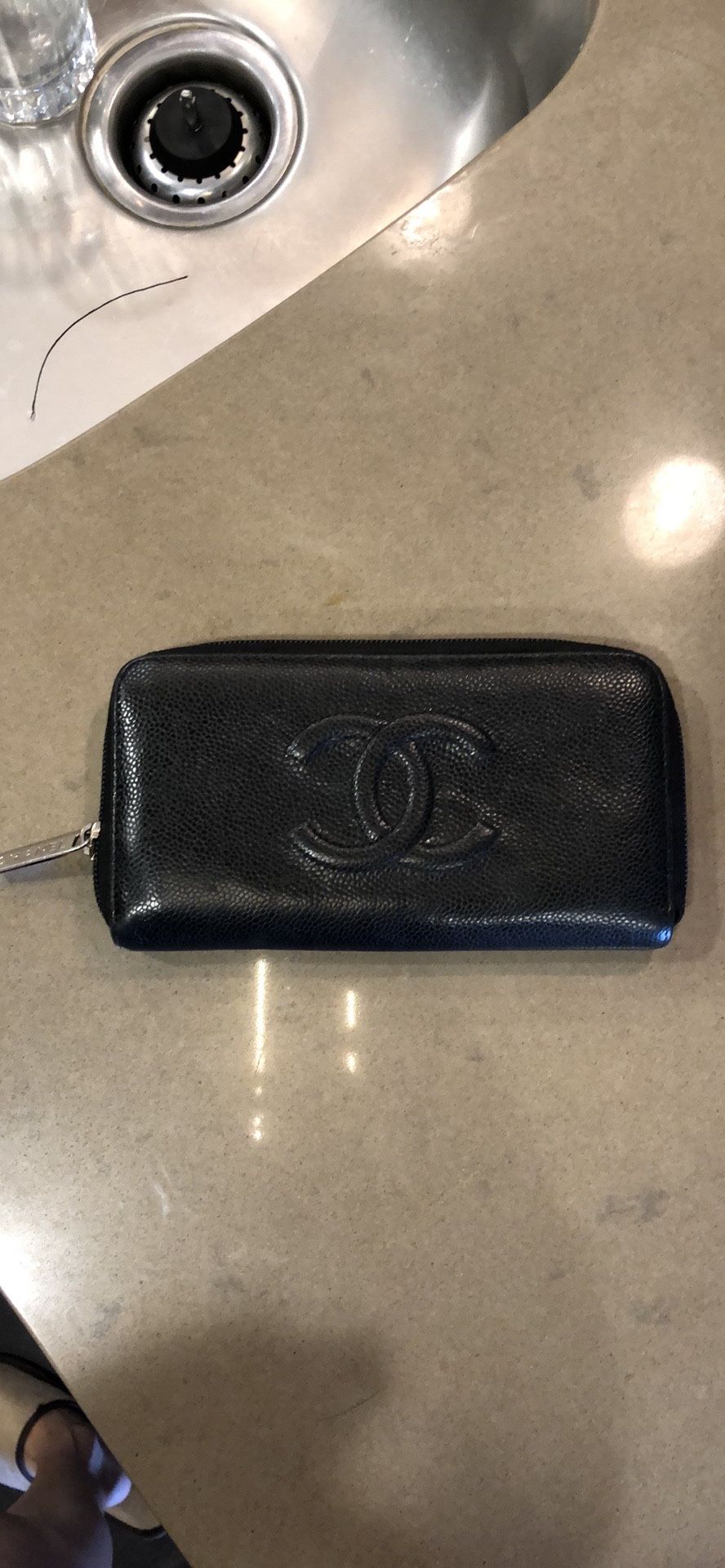 CHANEL wallet caviar