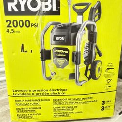 Like new 2000psi Ryobi pressure washer