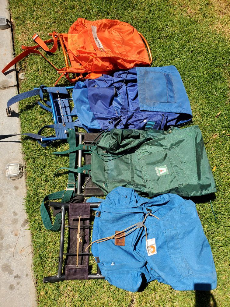 External Frame Hiking Backpacks